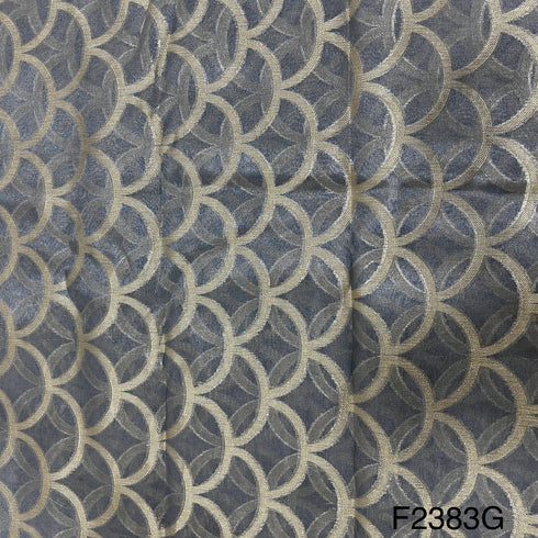Zari Tissue Organza Fabric-F2383